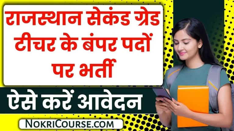 Rajasthan 2nd Grade Recruitment 2026 Notification PDF