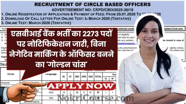 SBI Recruitment 2026 Notification