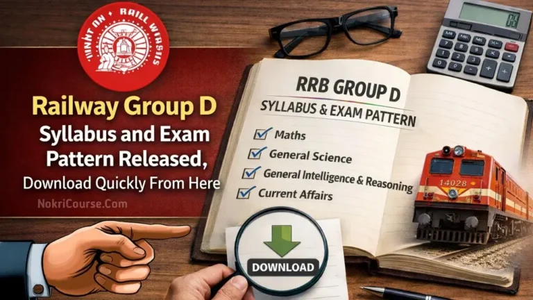 Railway Group D Syllabus 2026 And Exam Pattern