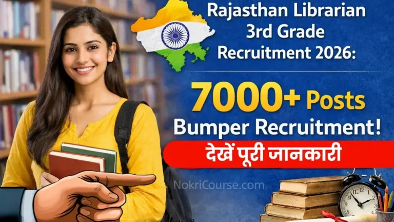 Rajasthan Librarian 3rd Grade Recruitment 2026