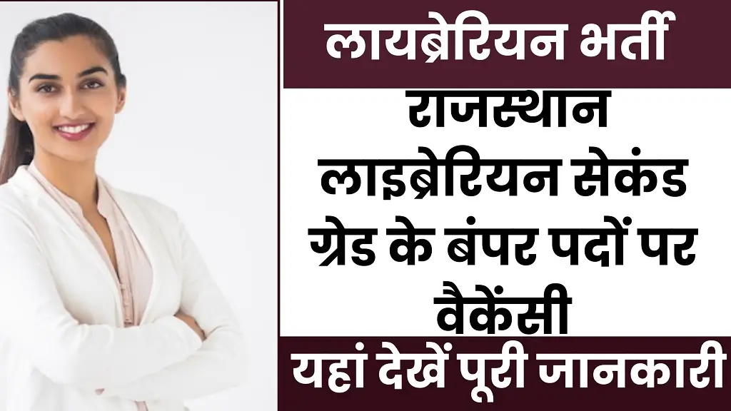 RPSC Librarian 2nd Grade Recruitment 2026 Notification PDF