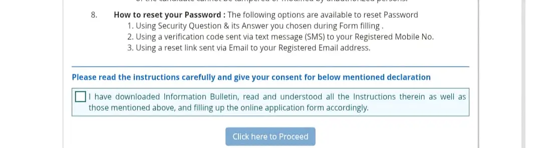 CTET Application Form