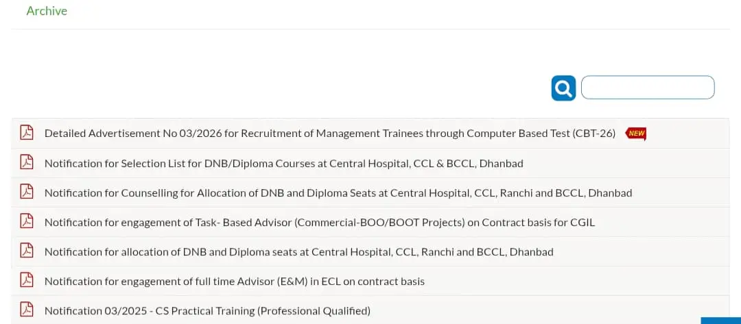 Career with CIL