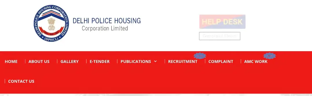 Delhi Police Housing Corporation Official Website