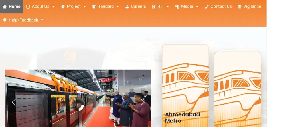 Gujarat Metro Rail Official Website