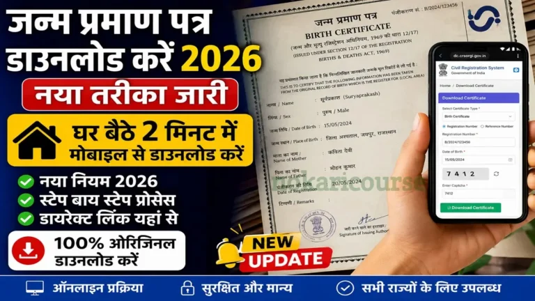Janam Praman Patra Kaise Download Kare 2026 Birth Certificate Download