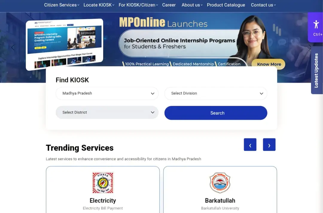 MP ESB Homepage
