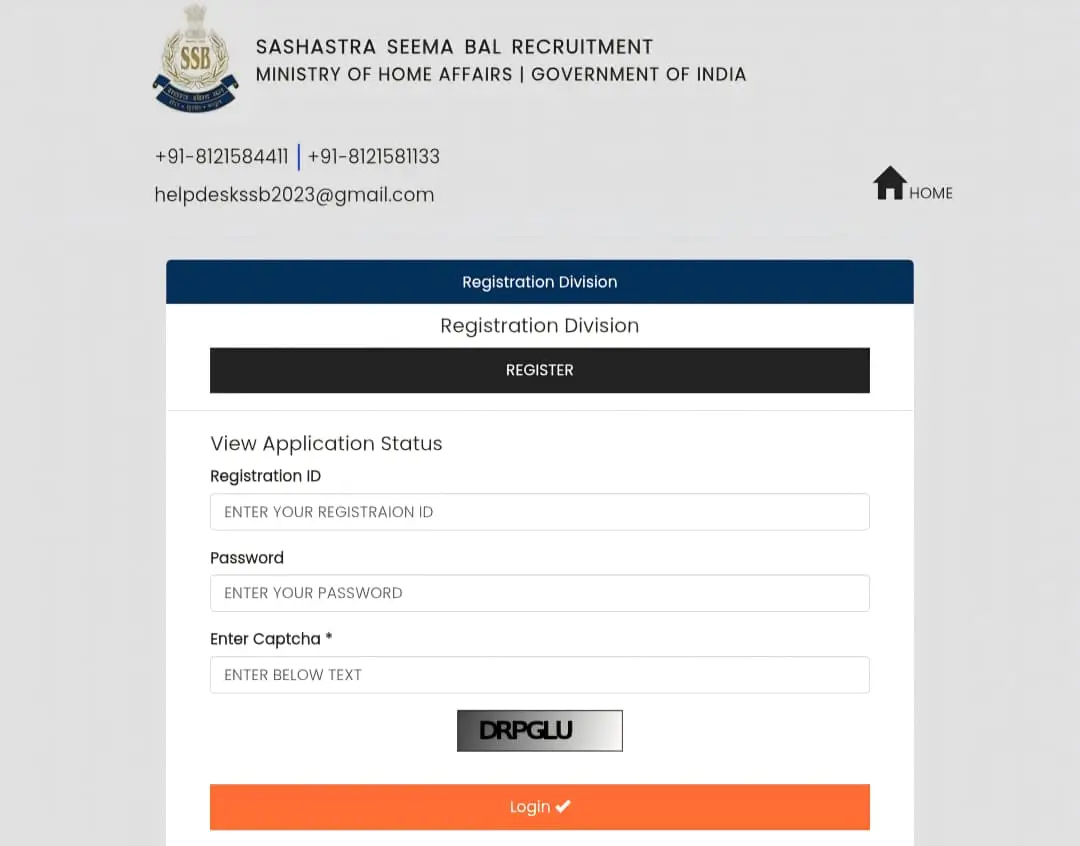 SSB New Registration