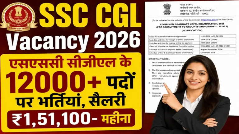 SSC CGL Vacancy 2026 Notification Release