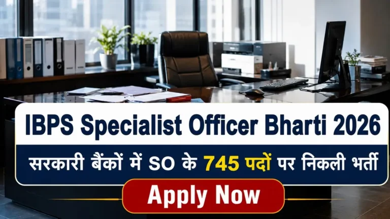 IBPS Specialist Officer Bharti 2026 Apply Now Direct Link