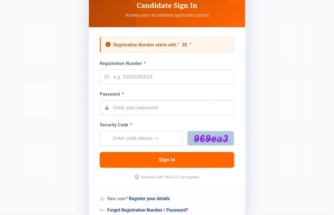 Login Registration