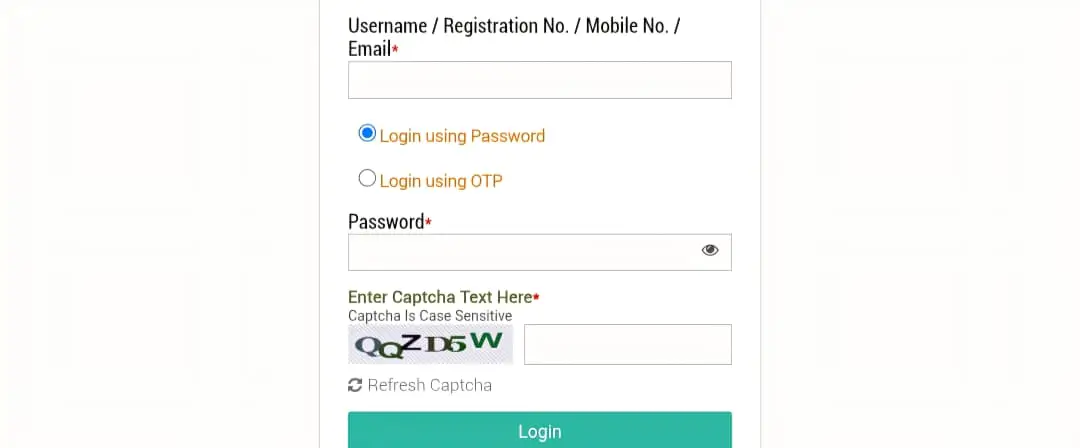 OSSSC Login