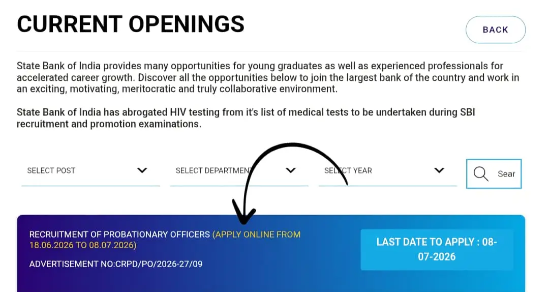 Recruitment Of Probationary Officers Apply Online
