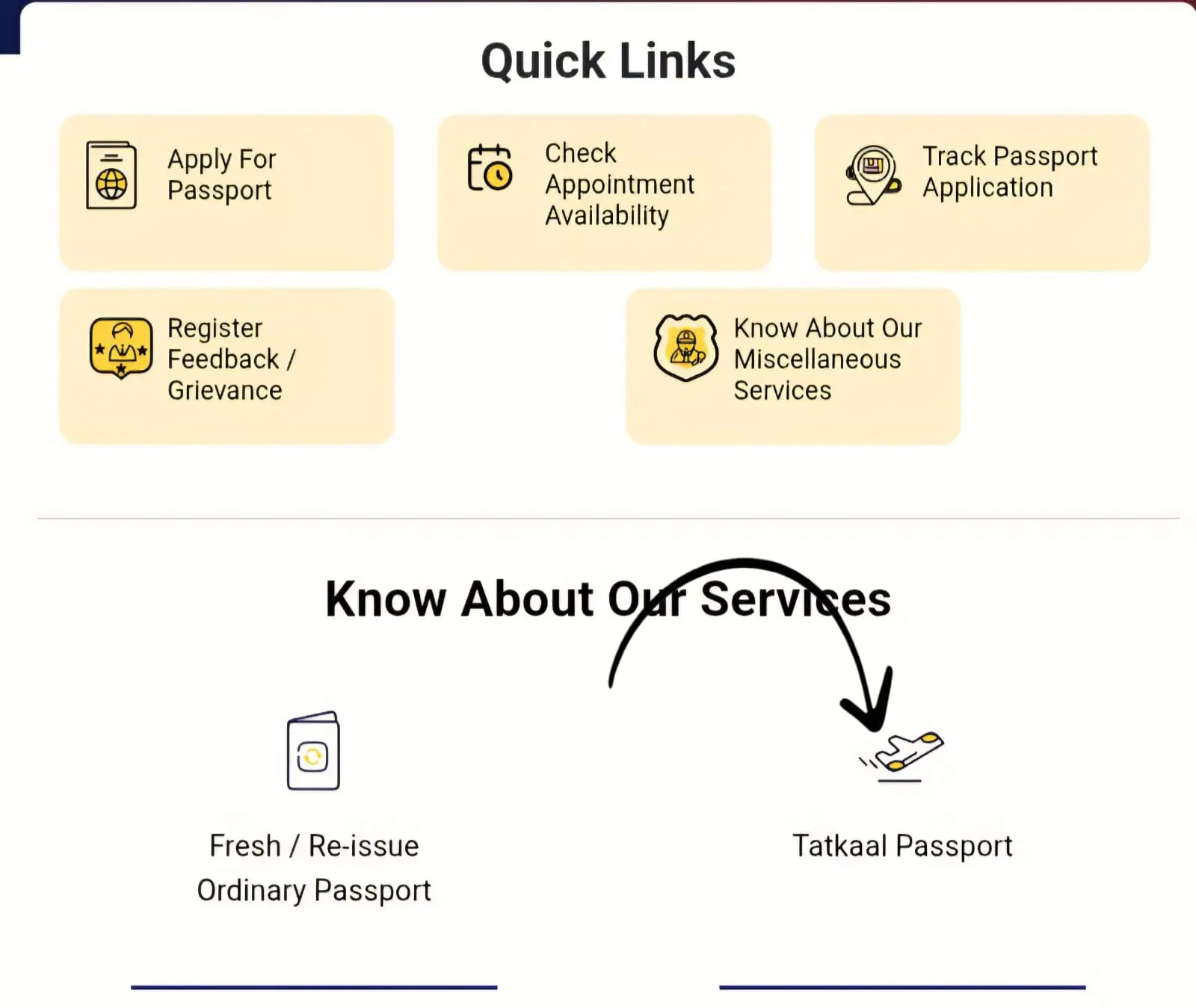 Tatkaal Passport Seva Portal
