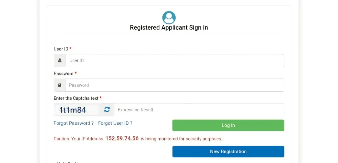 HP Police New Registration