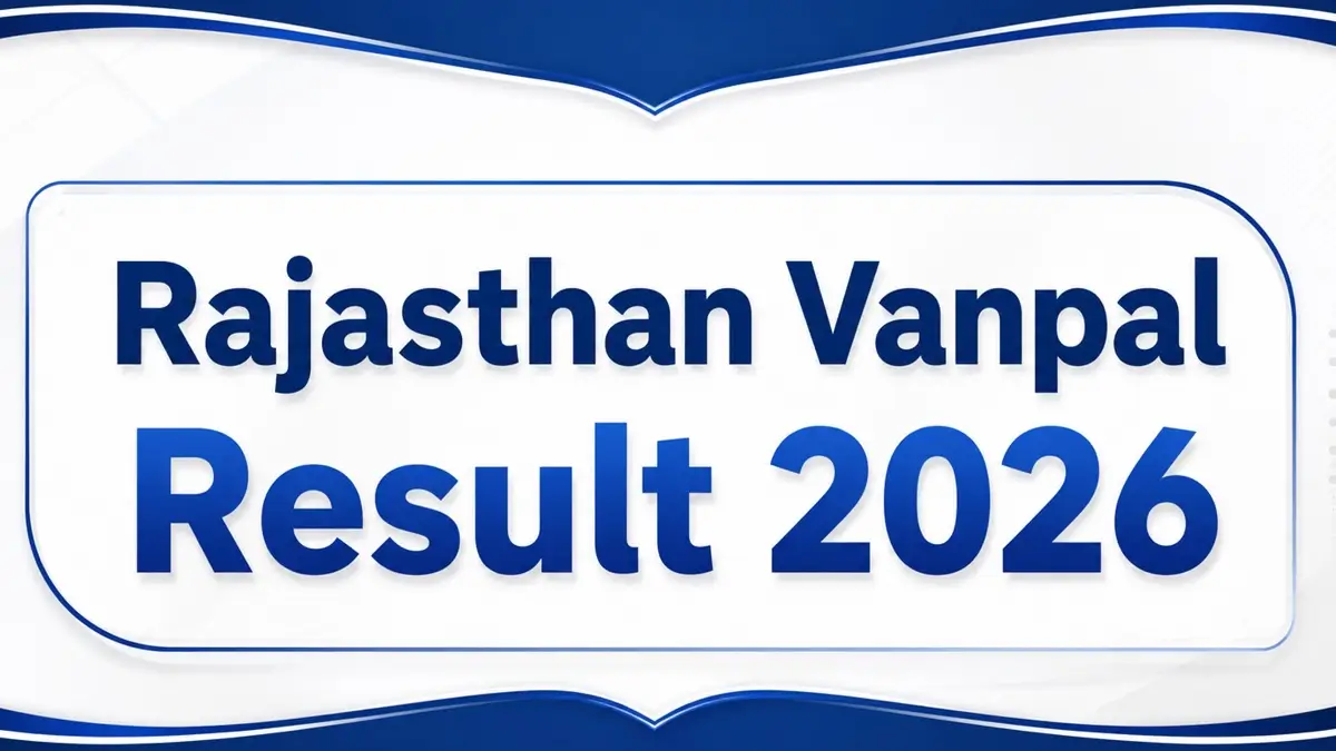Rajasthan Vanpal Result 2026 Cut Off Marks