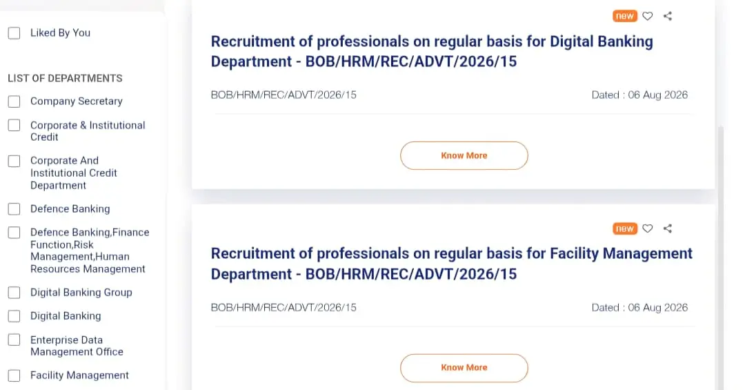 BOB Apply Online
