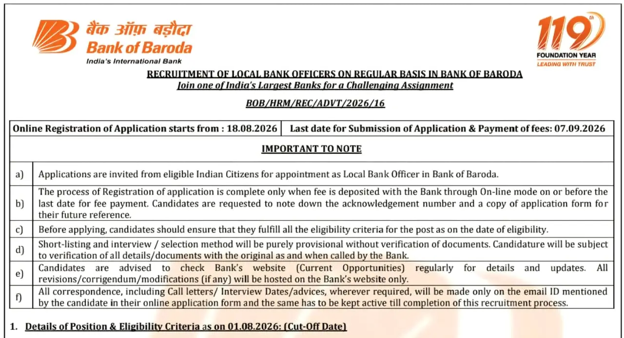 BOB LBO Notification