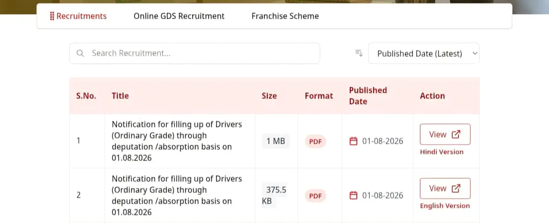 Indiapost Portal