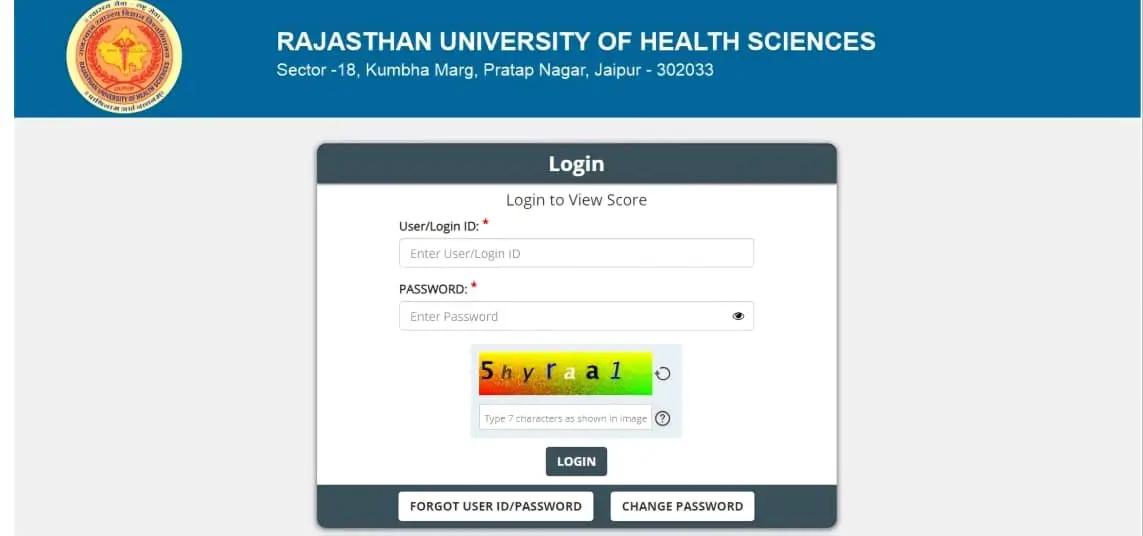 Medical Officer Login