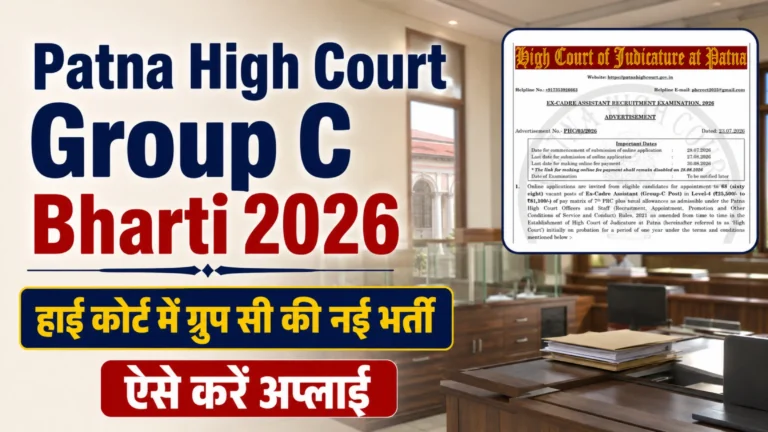Patna High Court Group C Bharti 2026 Direct Apply Online