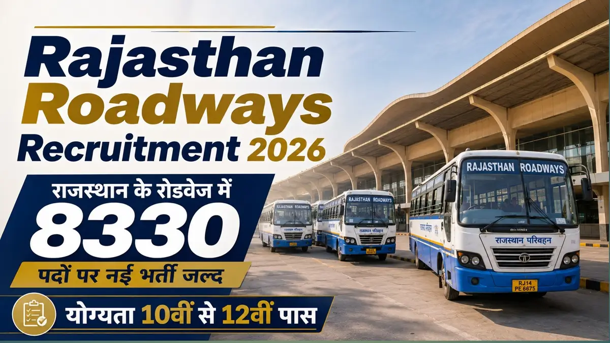 Rajasthan Roadways Recruitment 2026 Coming Soon for 8330 Posts