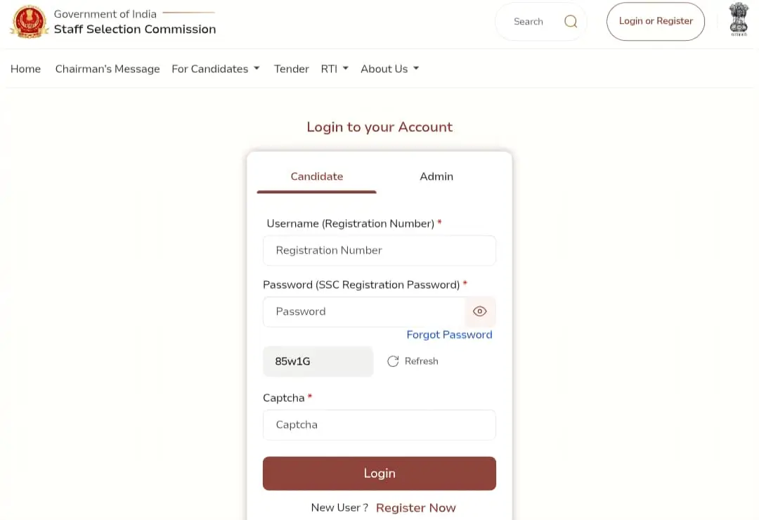 New User Register Now